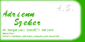 adrienn szeker business card
